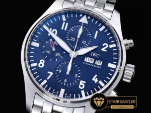 IWC0354 - 3777 Pilot Chrono SSSS Blue Le Petit V2 ZF A7750 - 01.jpg